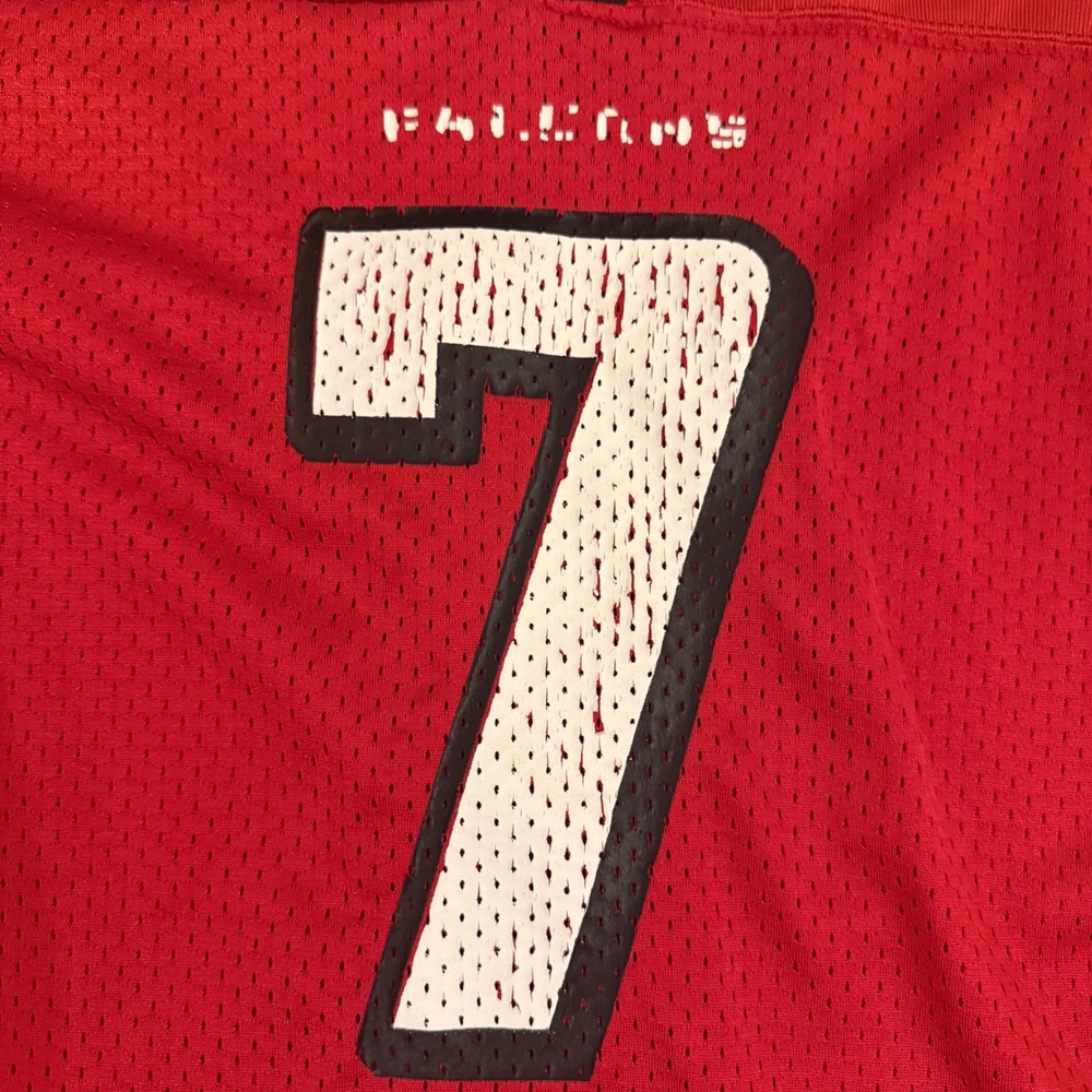 Reebok Michael Vick Atlanta Falcons NFL Jersey Red Youth Large 7 Football - Picture 9 of 9